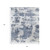 5' X 8' Blue And Ivory Abstract Hand Tufted Area Rug