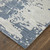 5' X 8' Blue And Ivory Abstract Hand Tufted Area Rug
