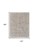 10' X 14' Tan Brown and Blue Floral Hand Woven Distressed Area Rug With Fringe