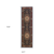8' Blue And Red Oriental Runner Rug