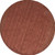 8' Orange and Red Round Wool Hand Woven Area Rug