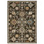 9' X 12' Brown Black And Tan Oriental Area Rug