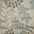 7' X 10' Ivory Gray And Blue Botanical Leaves Area Rug