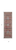 8' Ivory And Red Floral Distressed Runner Rug