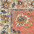 10' X 13' Salmon Blue And Yellow Oriental Area Rug With Fringe