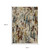 10' X 13' Beige Rust And Light Blue Abstract Distressed Area Rug With Fringe