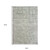 5' X 8' Stone And Gray Hand Tufted Area Rug