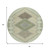 8' Green Gray And Taupe Round Geometric Washable Indoor Outdoor Area Rug
