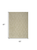 5' X 7' Sage Wool Geometric Area Rug