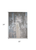 2' X 3' Gray Ivory And Blue Abstract Stain Resistant Area Rug