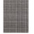 2' X 3' Graphite And Ivory Wool Plaid Hand Tufted Area Rug