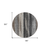 8' Brown Gray And Ivory Round Botanical Leaves Washable Indoor Outdoor Area Rug
