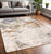 Taupe Copper Abstract Area Rug