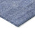 5' X 8' Denim Blue And Sky Blue Geometric Washable Indoor Outdoor Area Rug