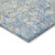 3' X 5' Sky Blue And Denim Blue Geometric Washable Indoor Outdoor Area Rug