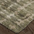 8' Green And Tan Abstract Runner Rug