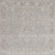 8' X 10' Blue Floral Power Loom Distressed Area Rug With Fringe