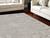 8' X 10' Blue Floral Power Loom Distressed Area Rug With Fringe