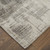 2' X 3' Gray and Ivory Abstract Hand Woven Worn Faded Area Rug