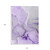 10' X 14' Purple and Ivory Abstract Washable Non Skid Indoor Outdoor Area Rug