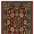 8' Red And Black Oriental Runner Rug