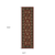 8' Red And Black Oriental Runner Rug