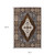 10' X 13' Gray And Blue Medallion Area Rug