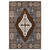10' X 13' Gray And Blue Medallion Area Rug