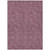 8' X 10' Eggplant And Ivory Geometric Washable Indoor Outdoor Area Rug