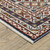 10' X 13' Ivory Red And Tan Diamond Area Rug With Fringe