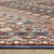 10' X 13' Ivory Red And Tan Diamond Area Rug With Fringe