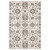 10' X 13' Ivory And Gray Oriental Area Rug