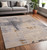 Taupe Abstract Area Rug