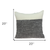 20" Gray Cotton Throw Pillow