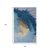 8' X 10' Blue Gold And Gray Abstract Hand Tufted Area Rug