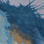 8' X 10' Blue Gold And Gray Abstract Hand Tufted Area Rug