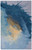8' X 10' Blue Gold And Gray Abstract Hand Tufted Area Rug