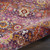 8' Blue Yellow And Red Floral Distressed Runner Rug