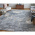 4' X 6' Blue Abstract Area Rug