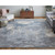 4' X 6' Blue Abstract Area Rug