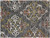 5' X 8' Charcoal Abstract Geometric Hand Tufted Non Skid Area Rug