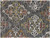 5' X 8' Charcoal Abstract Geometric Hand Tufted Non Skid Area Rug