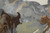 8' X 10' Tan and Gray Wool Floral Hand Tufted Area Rug