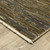 8' Brown And Green Abstract Runner Rug