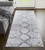10' Gray and Silver Floral Power Loom Runner Rug