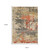 7' X 10' Beige And Pink Abstract Area Rug With Fringe