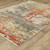 7' X 10' Beige And Pink Abstract Area Rug With Fringe