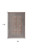 7' X 10' Blue and Red Oriental Power Loom Worn Faded Area Rug With Fringe