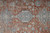 7' X 10' Blue and Red Oriental Power Loom Worn Faded Area Rug With Fringe