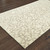 4' X 6' Tan And Ivory Wool Geometric Hand Tufted Area Rug